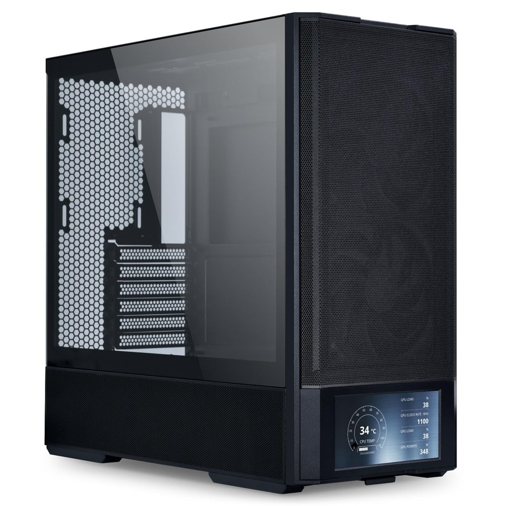 Lian Li Lancool 207 Digital: caja ATX con pantalla LCD y 4 ventiladores