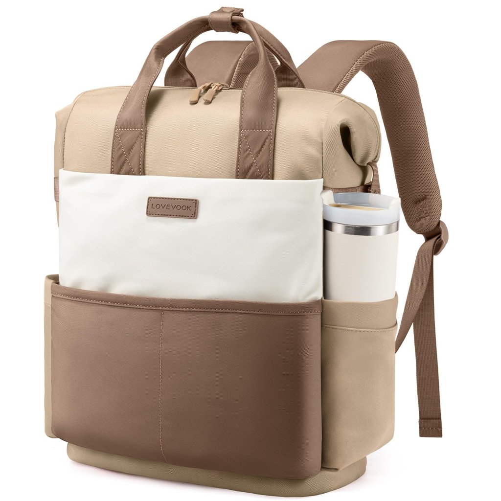 Mochila LOVEVOOK para mujer, ideal para portátiles de 15,6''