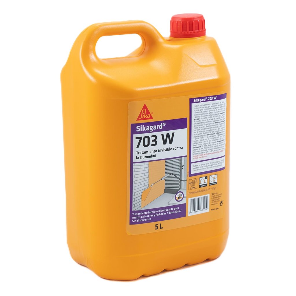 Sika Sikagard 703W: Impregnación transparente para fachadas
