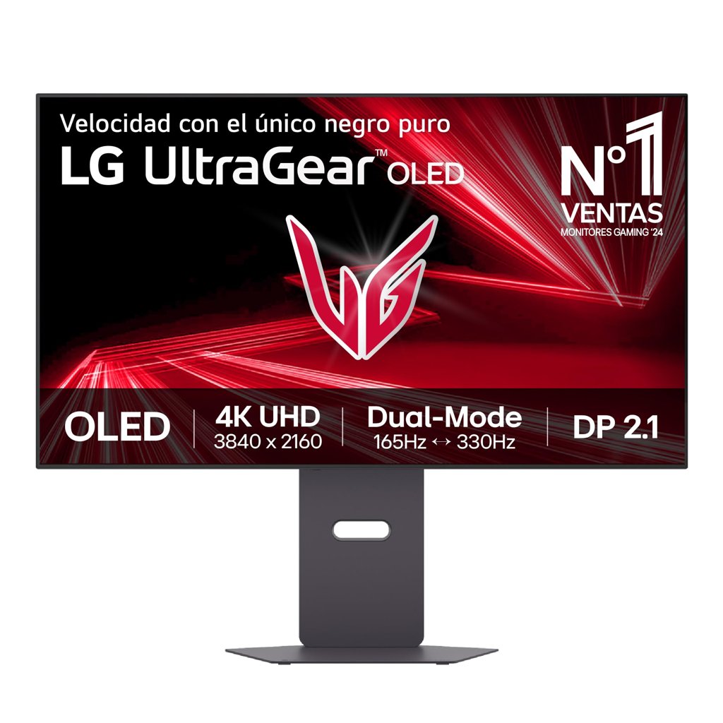 Monitor gaming OLED 32'' LG UltraGear con 240/480 Hz y 0,03 ms