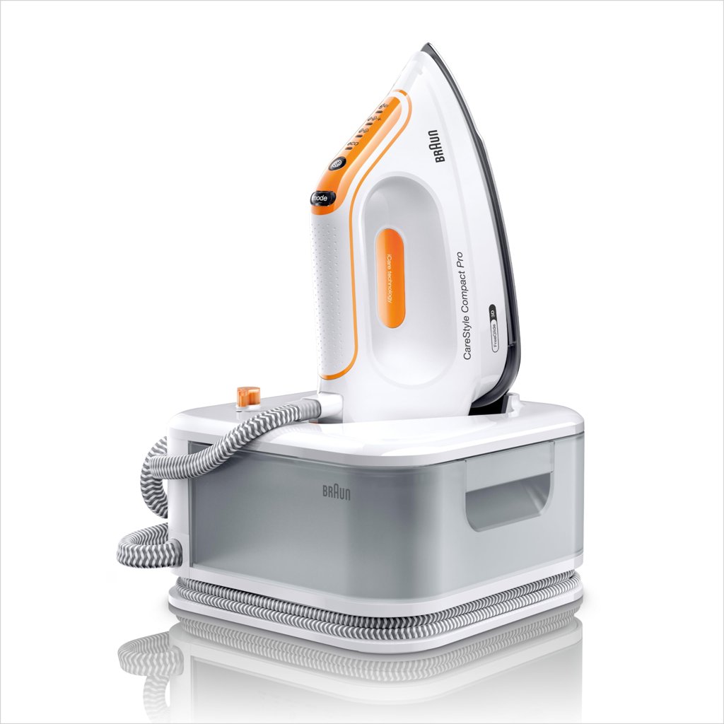 Plancha Braun CareStyle Compact Pro con vapor 3D y modo iCare