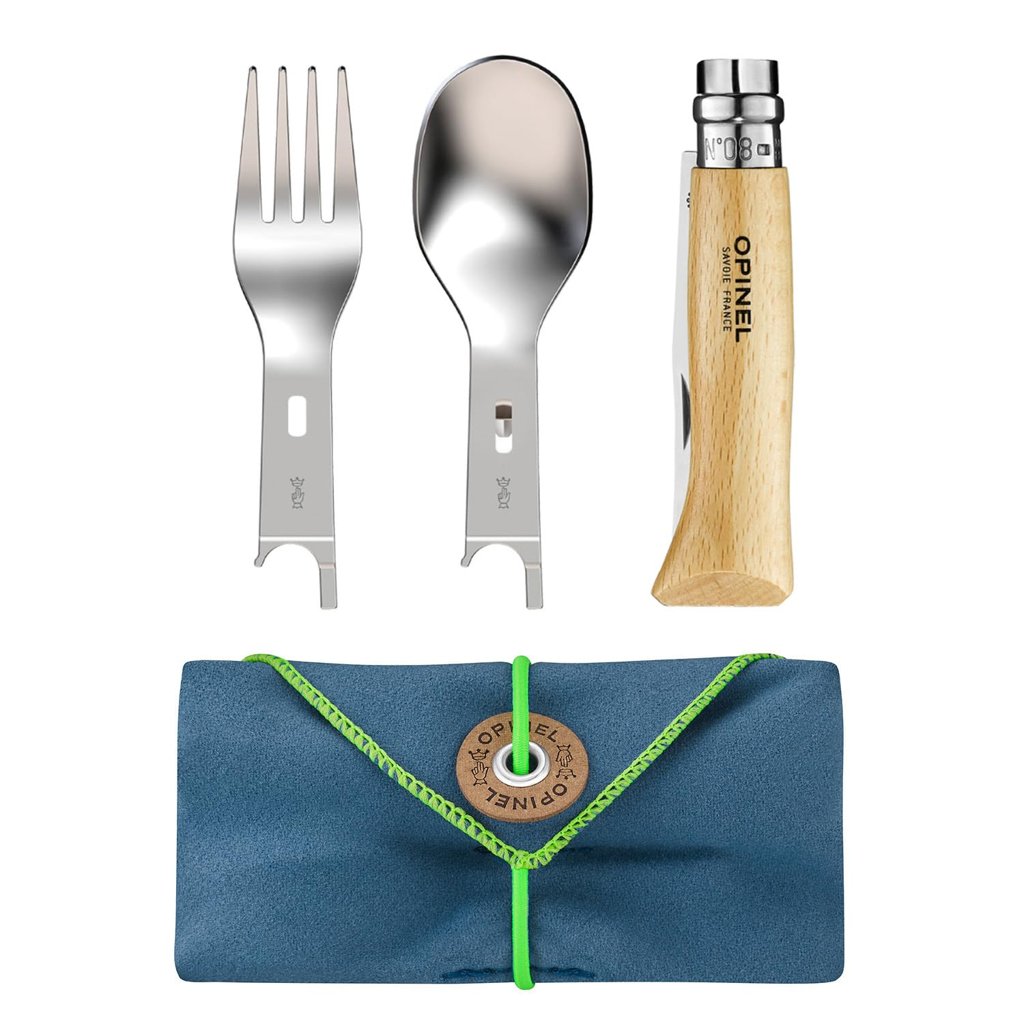Navaja Opinel N8 Pack Picnic: tu aliada compacta para comer al aire libre