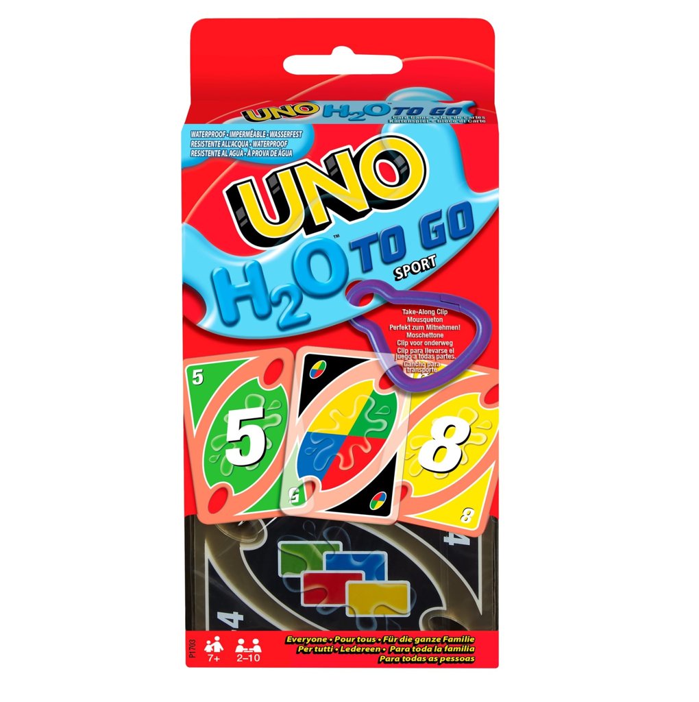 UNO H2O to Go: Cartas impermeables para jugar sin parar