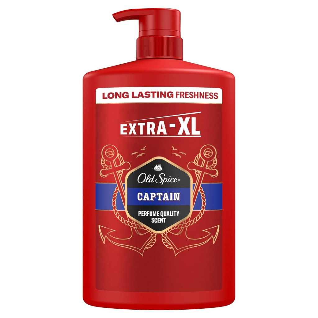 Old Spice Captain 3 en 1: ducha y champú para hombre