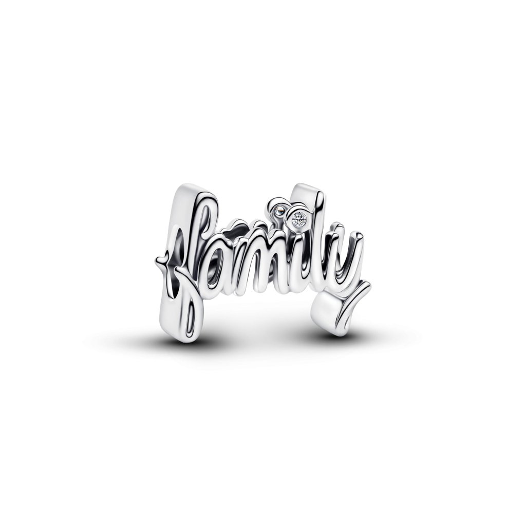 Charm Pandora Moments: Escritura a Mano en Plata de Ley
