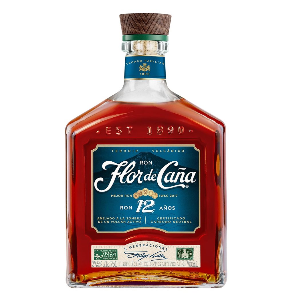 Ron Flor de Caña Centenario 12 años – 70 cl, edición premium
