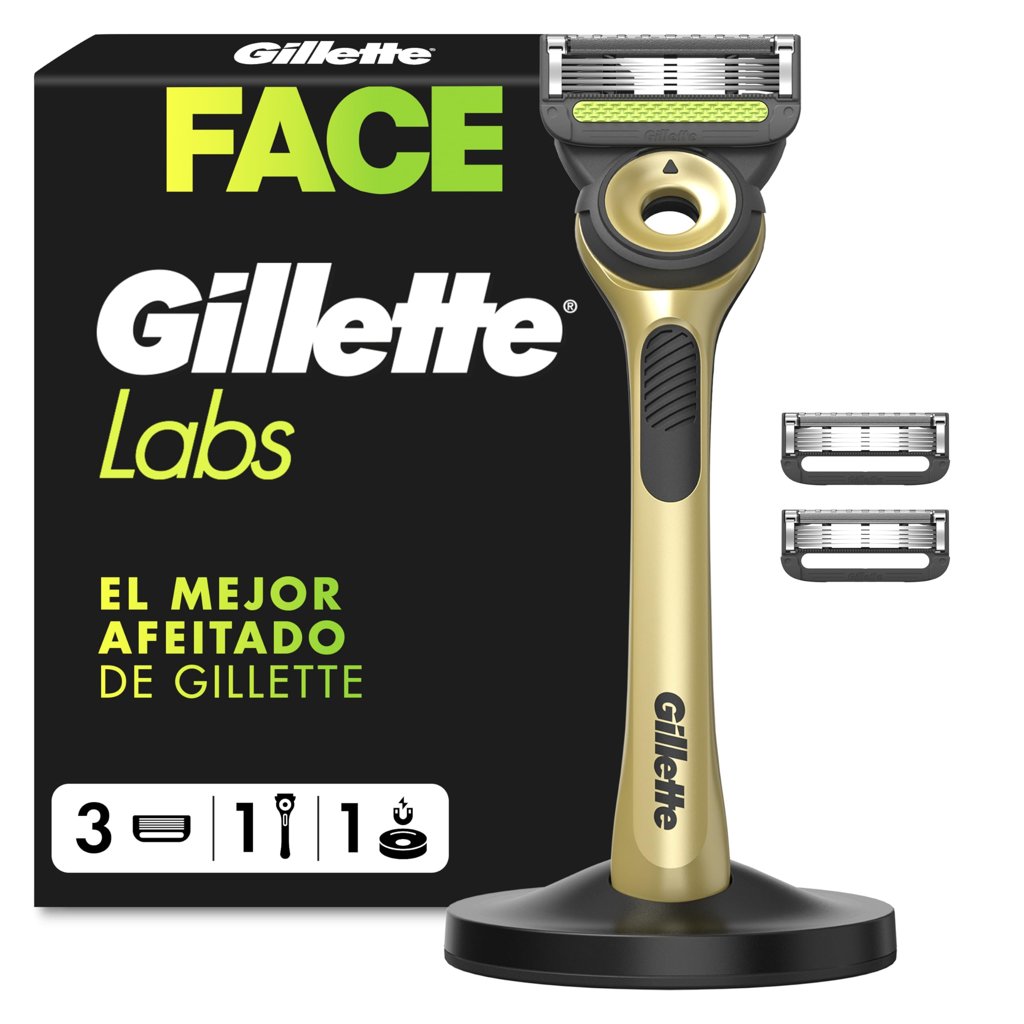 GilletteLabs Champion Gold: afeitado premium con 3 recambios