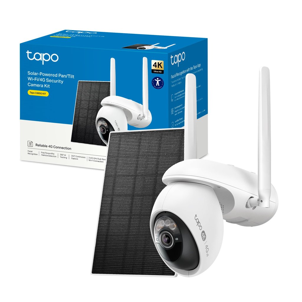 Kit de cámara de vigilancia solar 4K con 4G – controla tu hogar