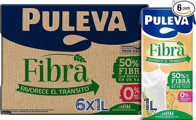 Leche Puleva con fibra de achicoria y avena: digestión y calcio