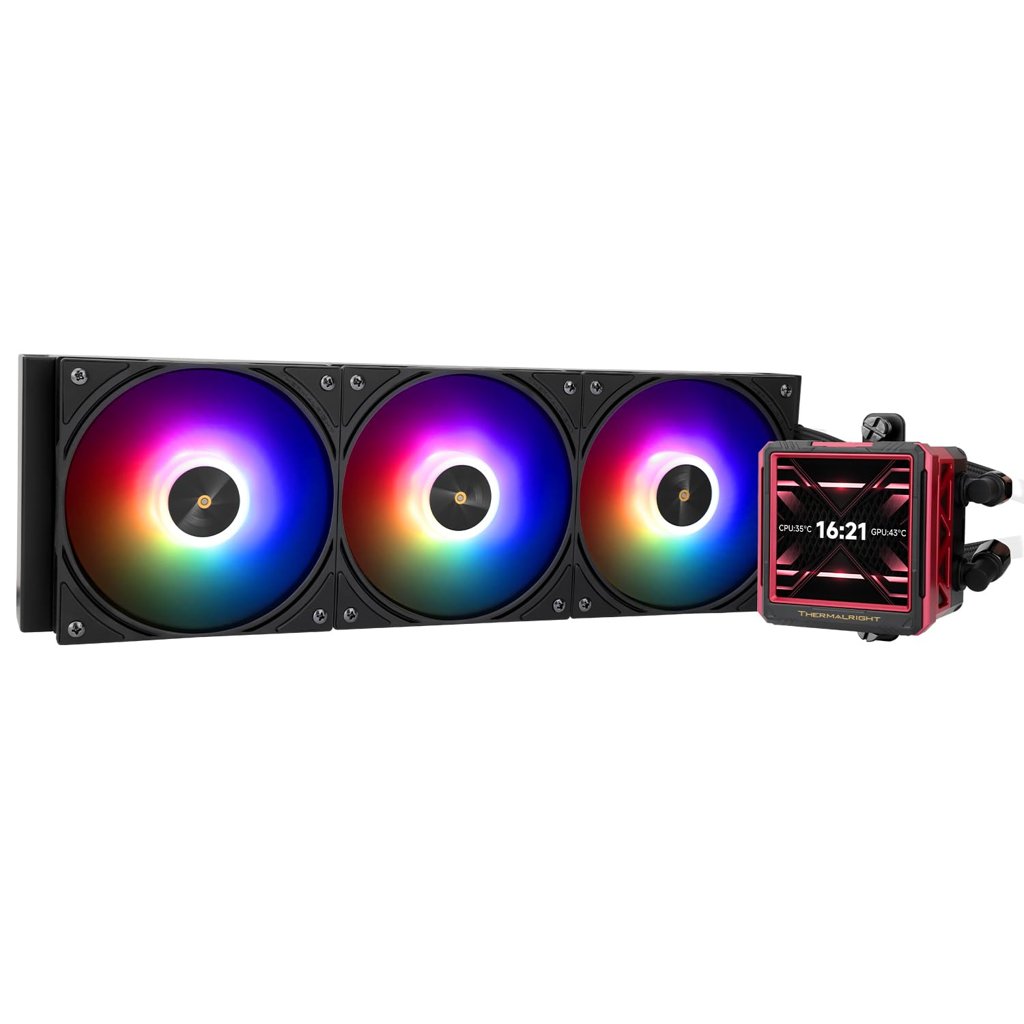 Thermalright FW360 Ultra ARGB negro AIO CPU refrigerador líquido, pantalla LCD IPS con resolución 480x480,para