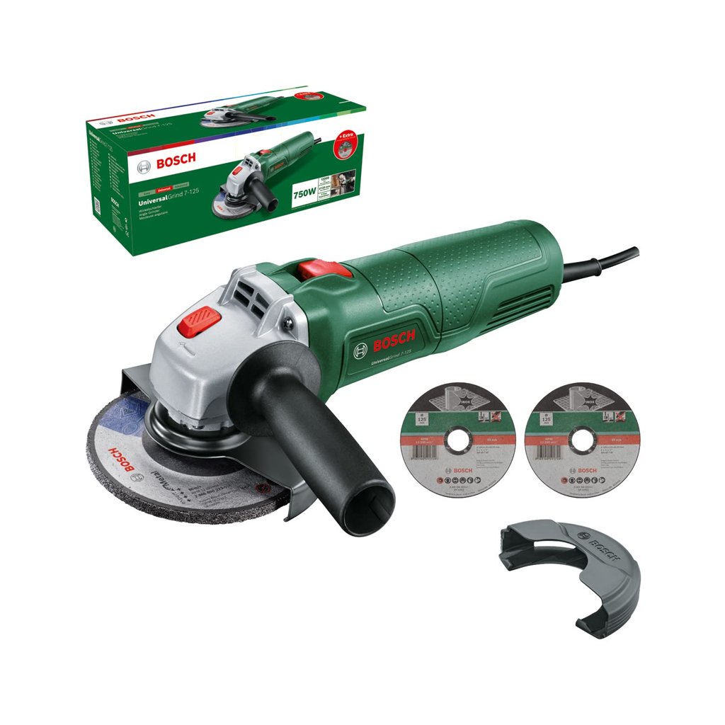 Amoladora Bosch UniversalGrind 7‑125: potencia y comodidad al mejor precio