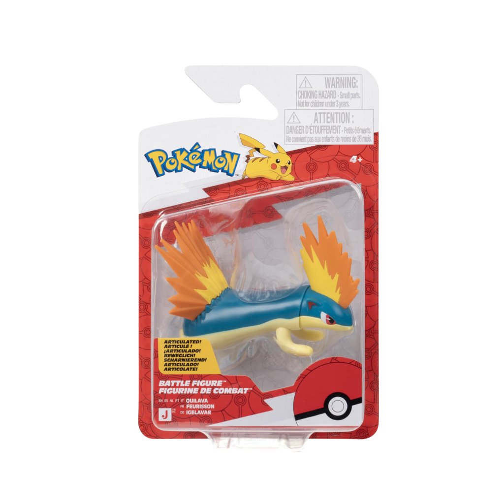 Figura de Batalla Quilava de Pokémon: ¡Aventuras de Acción!