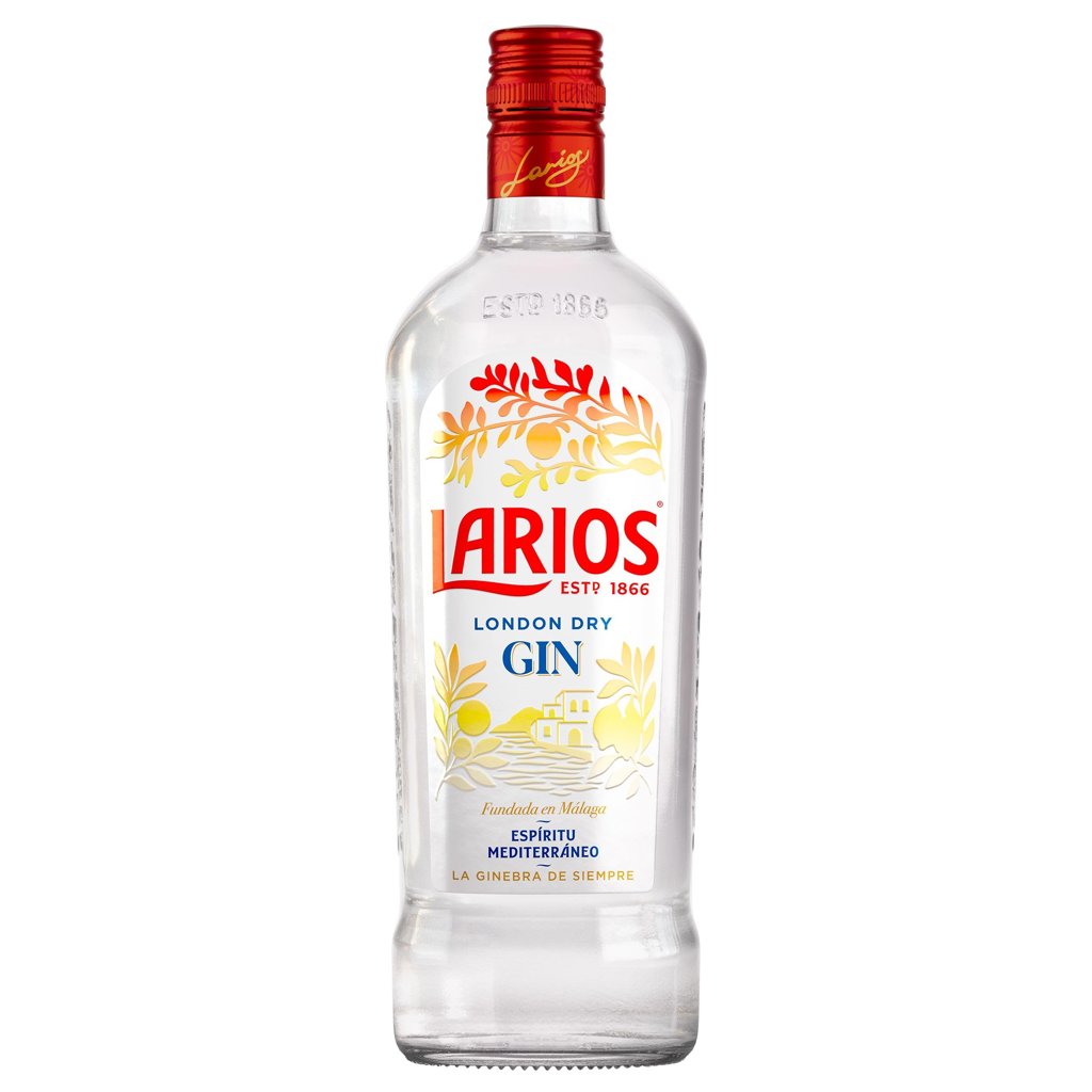 Larios Ginebra Mediterránea Dry Gin 2×, ¡ahorra un 37%!