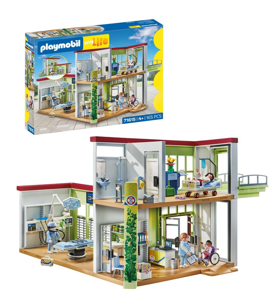 Playmobil Hospital Moderno – 165 piezas y 4 figuras