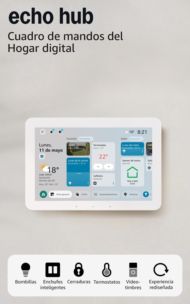 Controla tu hogar con el nuevo Echo Hub de 8 pulgadas