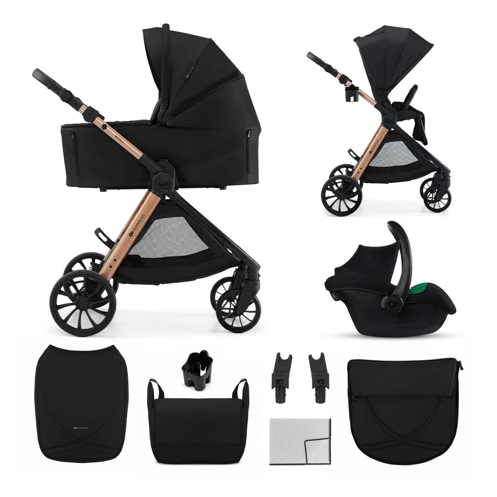 Kinderkraft VESTO 2: el 3‑en‑1 que acompaña a tu bebé hasta 22 kg