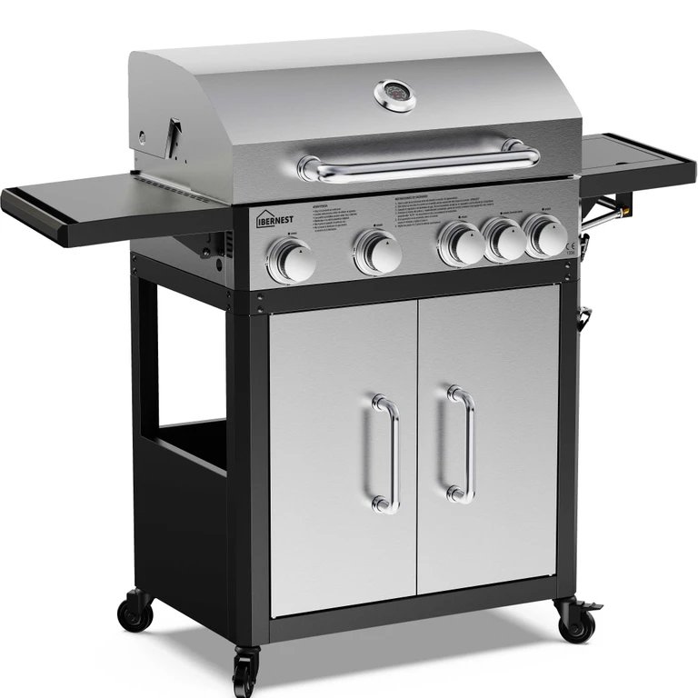 Barbacoa de gas Salamanca 5 quemadores y 17,1 kW de potencia