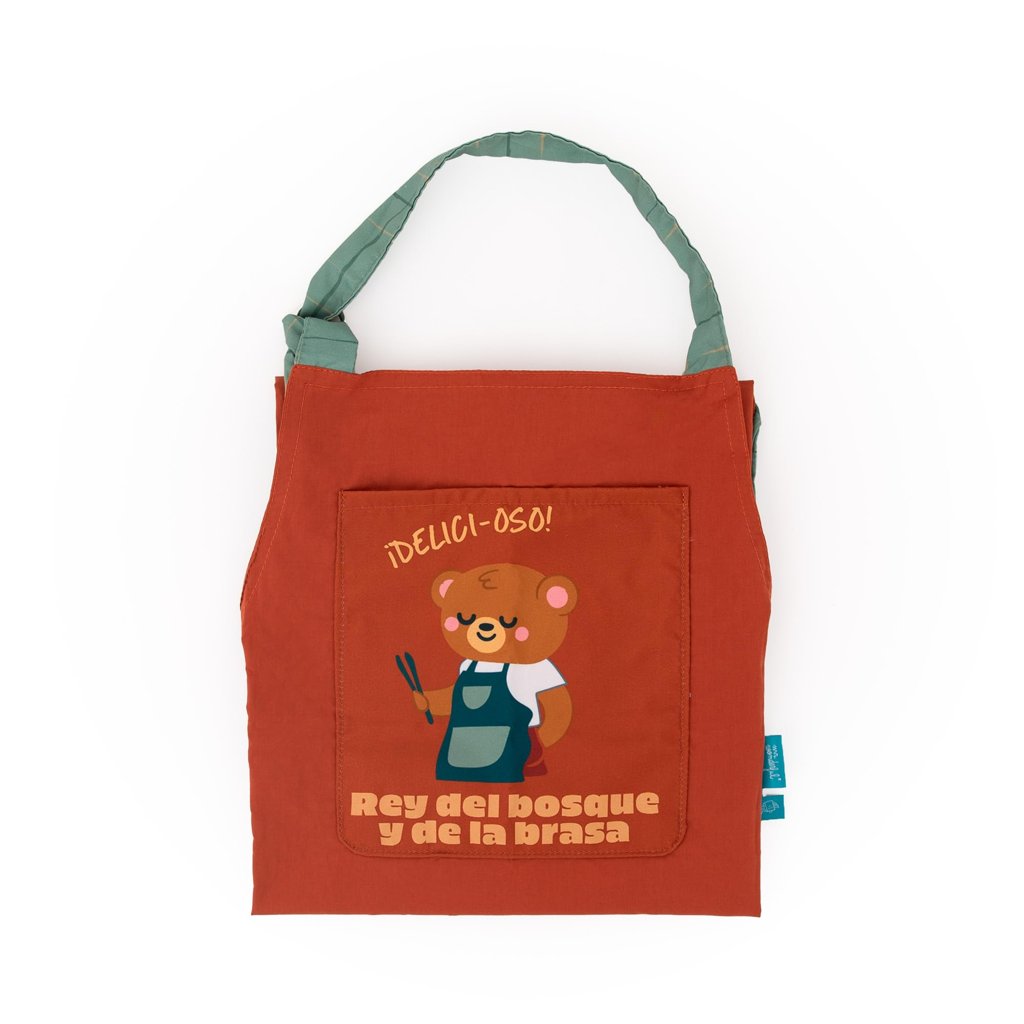 Delantal Mr. Wonderful 'Rey del Bosque y de la Brasa' – Domina la barbacoa