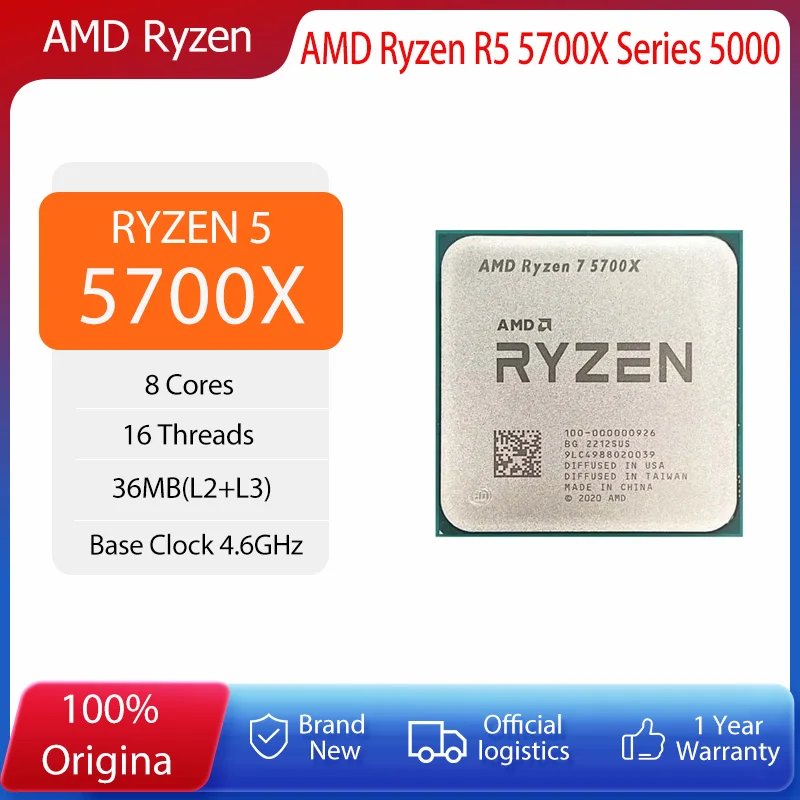 Ryzen 7 5700X: Poder sin precedentes