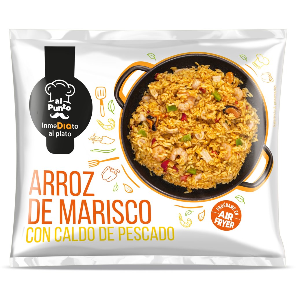 Arroz de marisco al punto