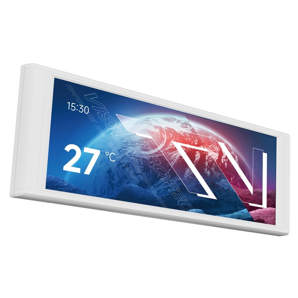 Thermalright Trofeo Vision LCD 6,86" IPS | 1280 × 480 | USB-C | Montaje magnético | Monitorización y temas per