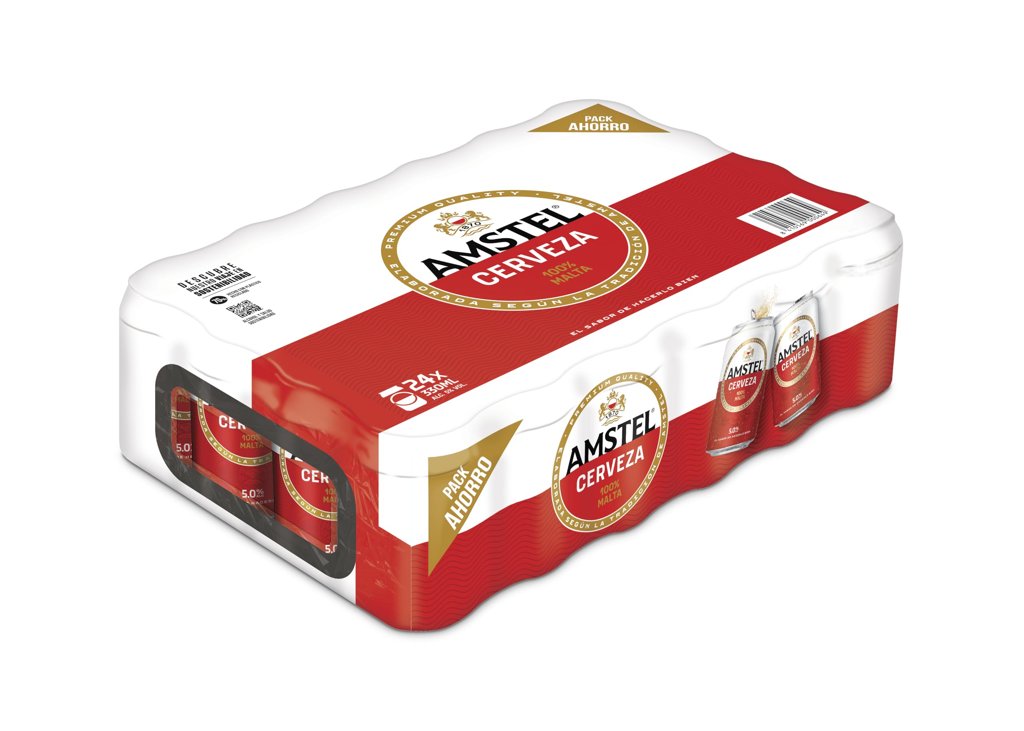Pack de 24 latas de Amstel: la cerveza ideal para tus momentos