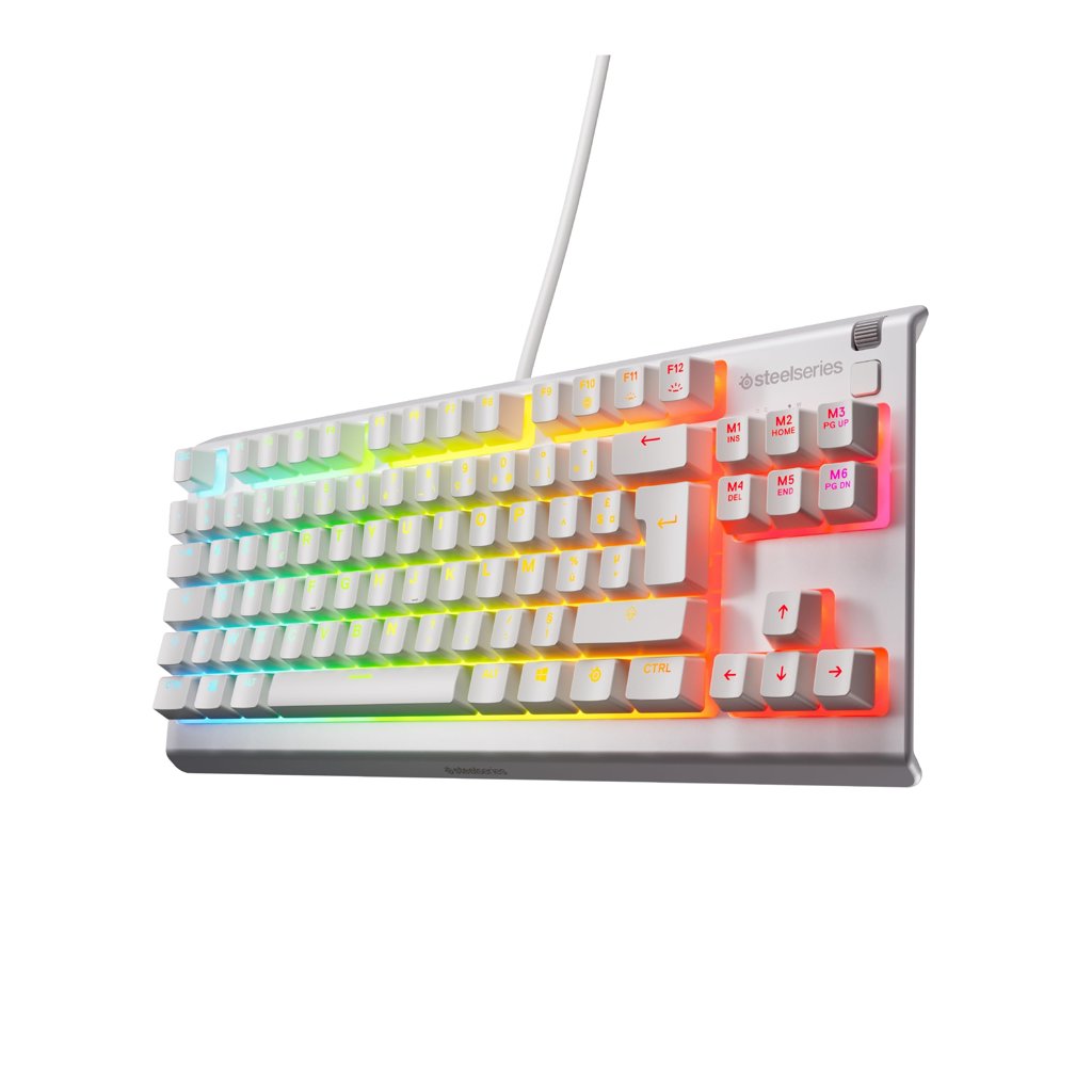 Teclado gaming compacto SteelSeries Apex 3 TKL con RGB 8 zonas