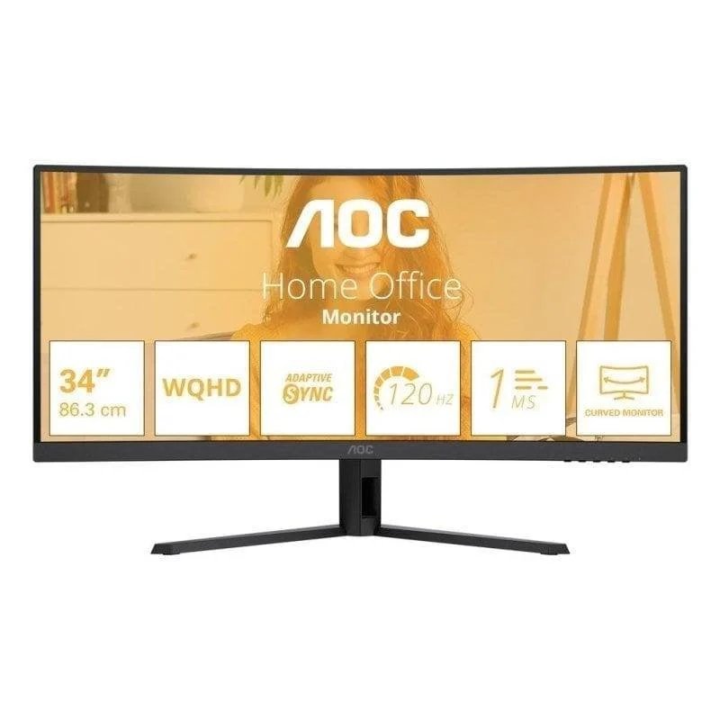 Monitor UltraWide curvo de 34" con 120 Hz y HDR10