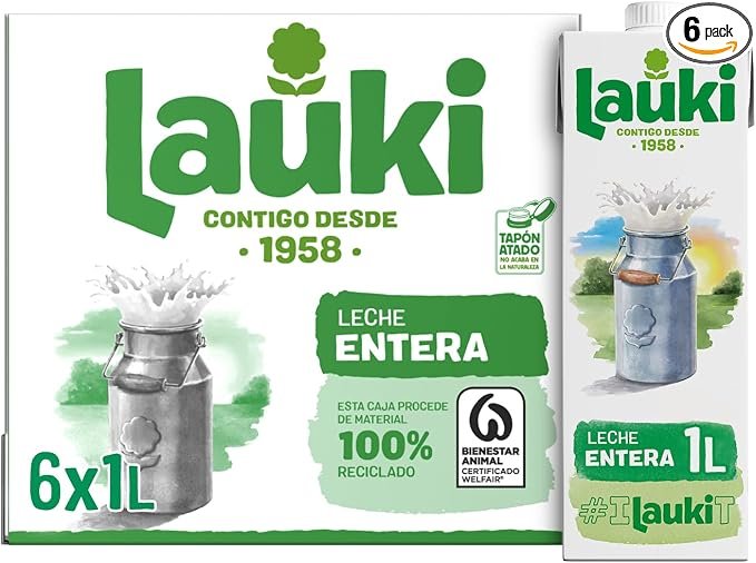 Leche Lauki 6x1L (compra recurrente)