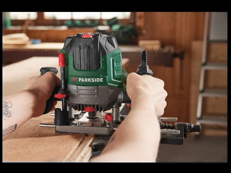 Fresadora Parkside 1200 W: potencia para tu taller