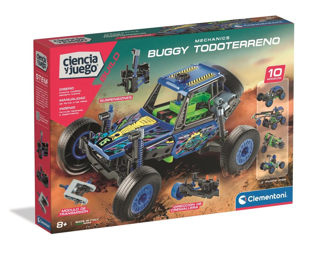 Clementoni - Mechanichs - Buggy Todoterreno - Juego Kit de Construcción