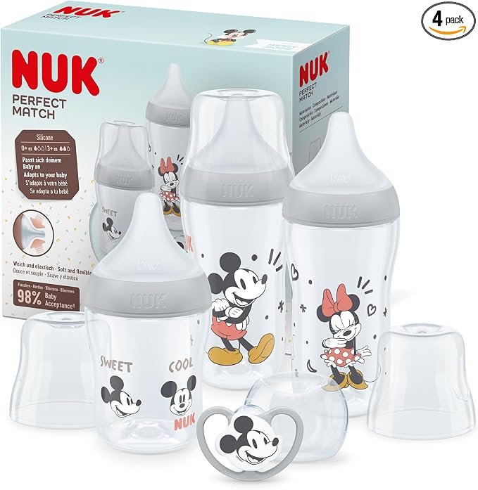 NUK Perfect Match Set de biberones | +0-6 meses