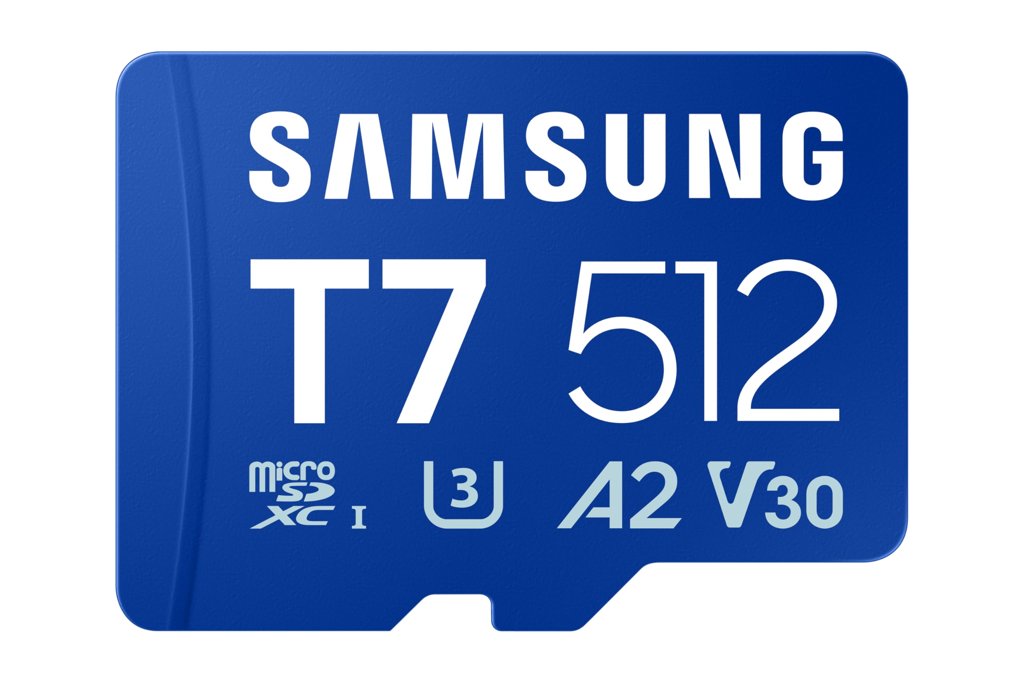 Samsung T7 Tarjeta microSD, 512 GB, UHS-I U3, Full HD y 4K UHD