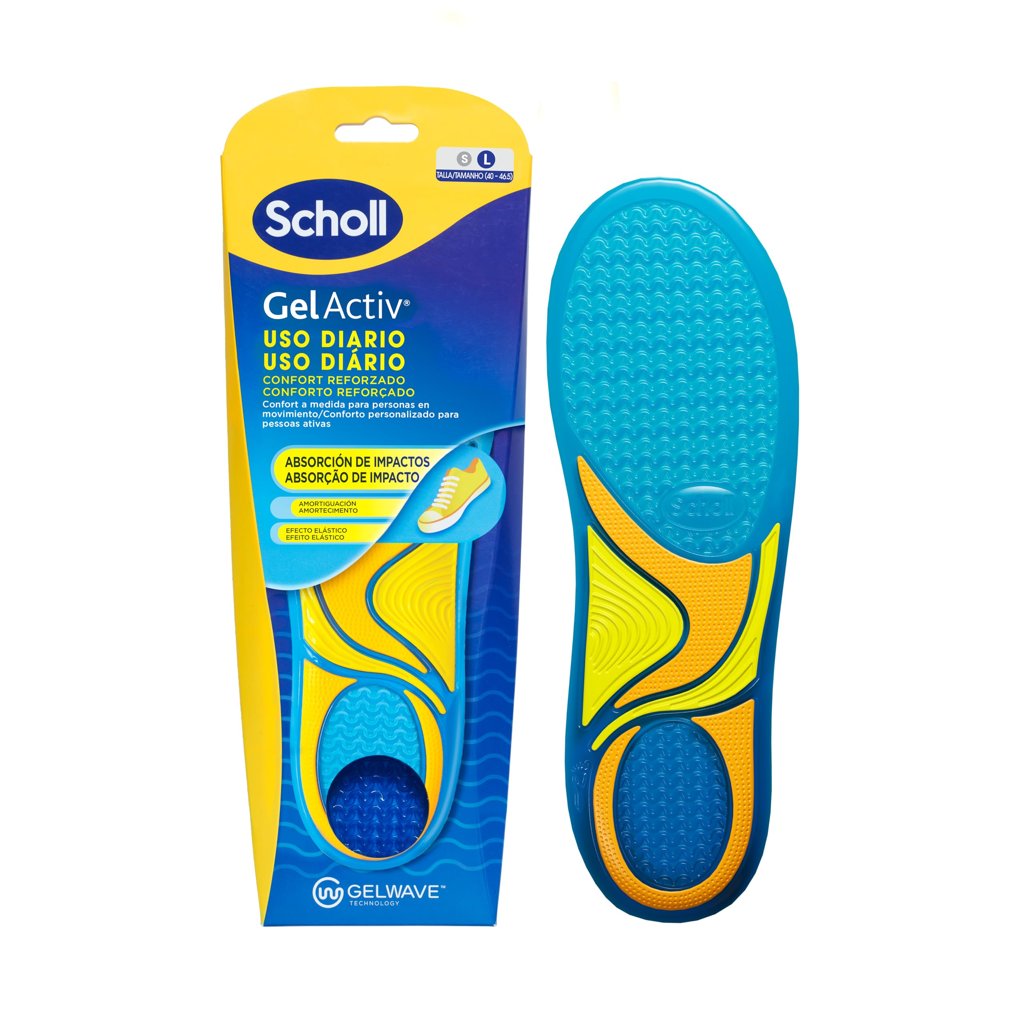 Plantillas Scholl GelActiv: comodidad diaria con memory foam