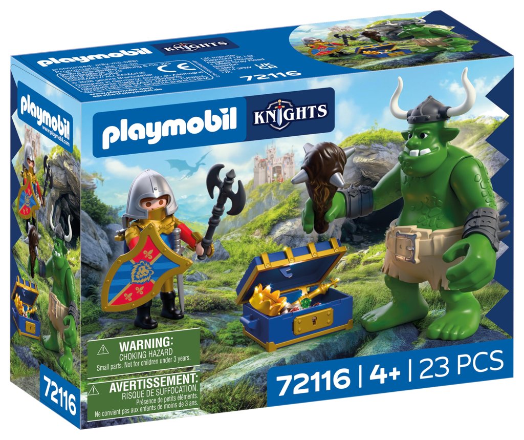 Aventuras medievales: Playmobil Knights Troll y su tesoro del león
