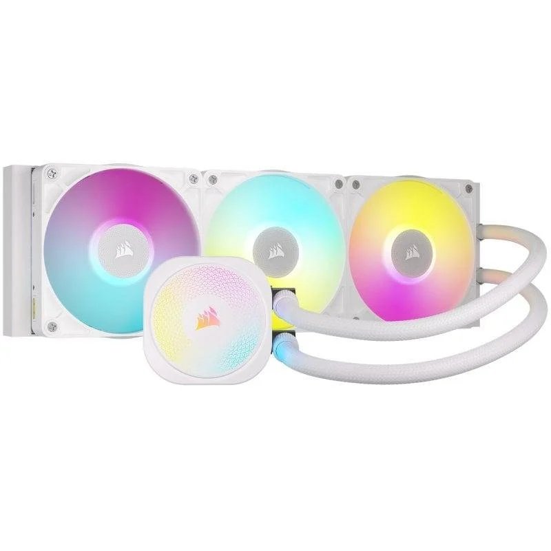 Enfriamiento líquido Corsair iCUE LINK TITAN 360 RX – Blanco