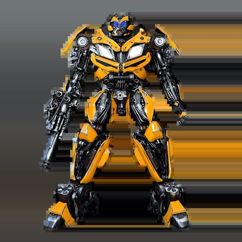 Robot gigante Bumblebee de 240 cm con luces LED – Impacta tu salón