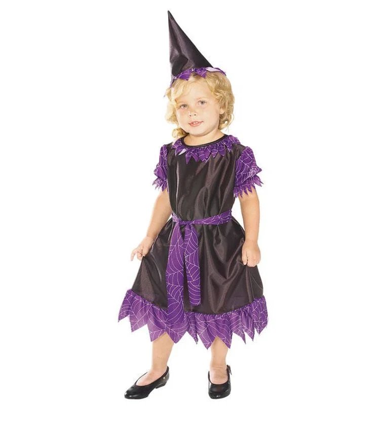 Encanta a tu pequeña con el disfraz de brujita para Halloween