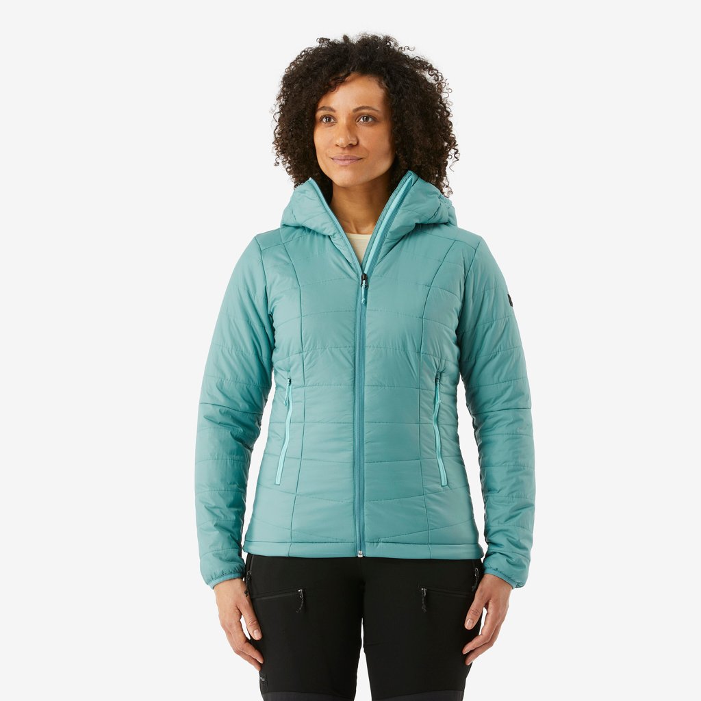 Chaqueta Forclaz MT100 para mujer: abrigo ligero de montaña