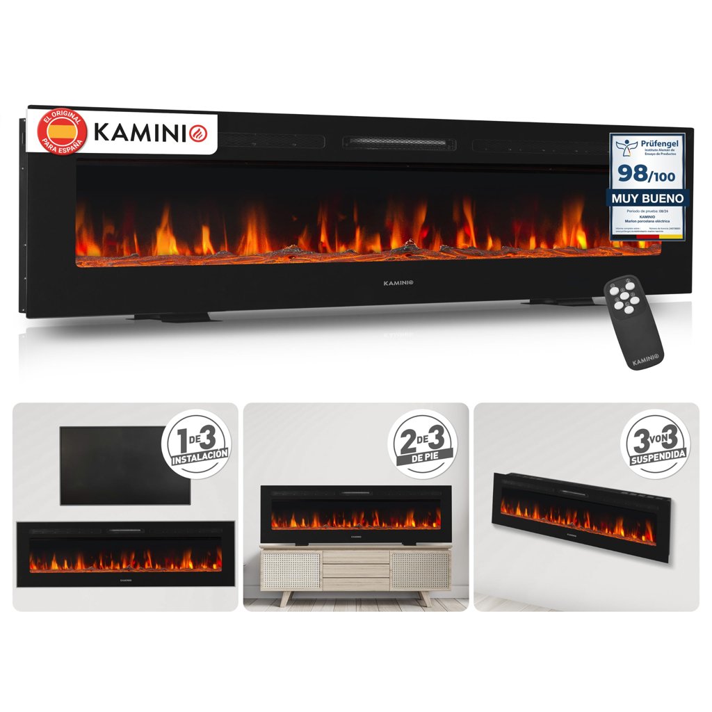 Ambienta tu salón con la chimenea eléctrica Marlon Pro 70