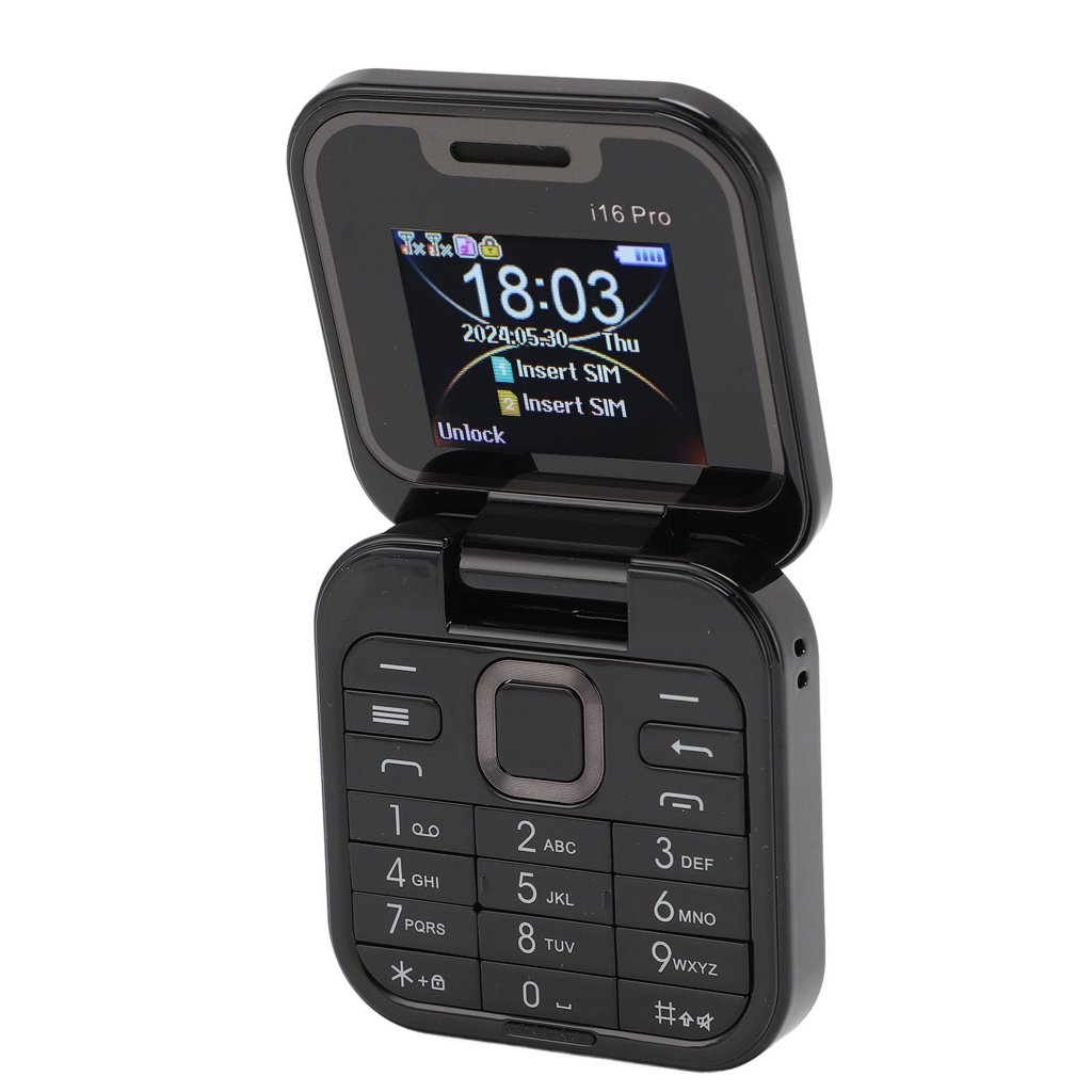 Mini móvil plegable 2G con doble SIM y radio FM