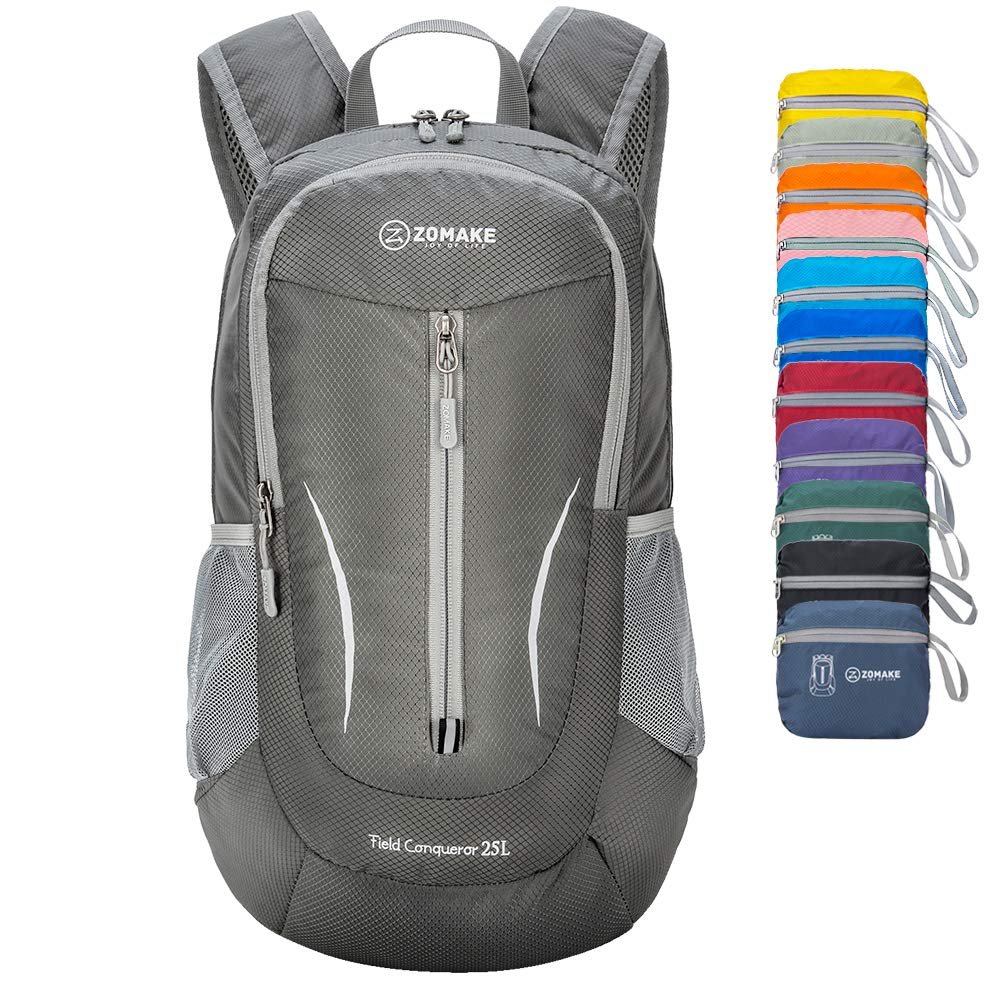 Mochila plegable ultraligera 25L resistente al agua – ideal para senderismo