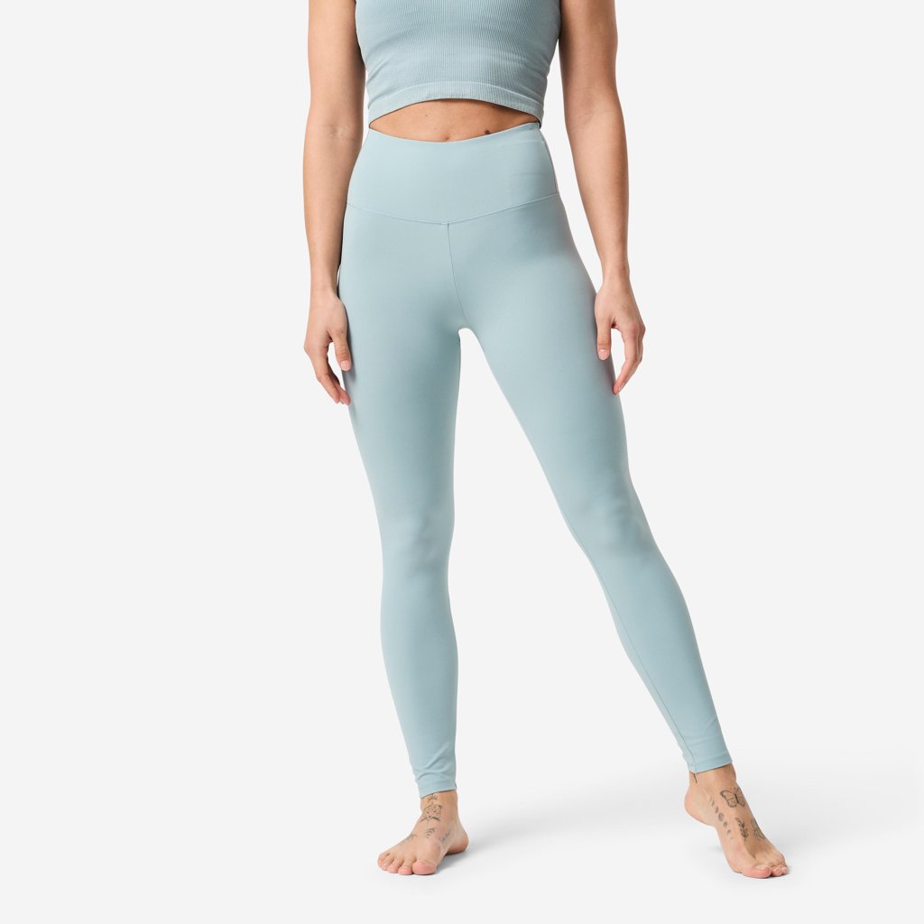 Leggings de yoga azul lluvia, súper cómodos y elásticos