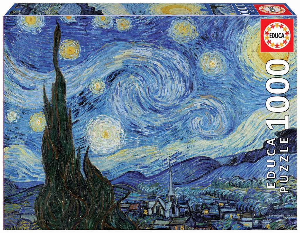 Puzzle 1000 piezas La Noche Estrellada de Van Gogh – Desafío artístico