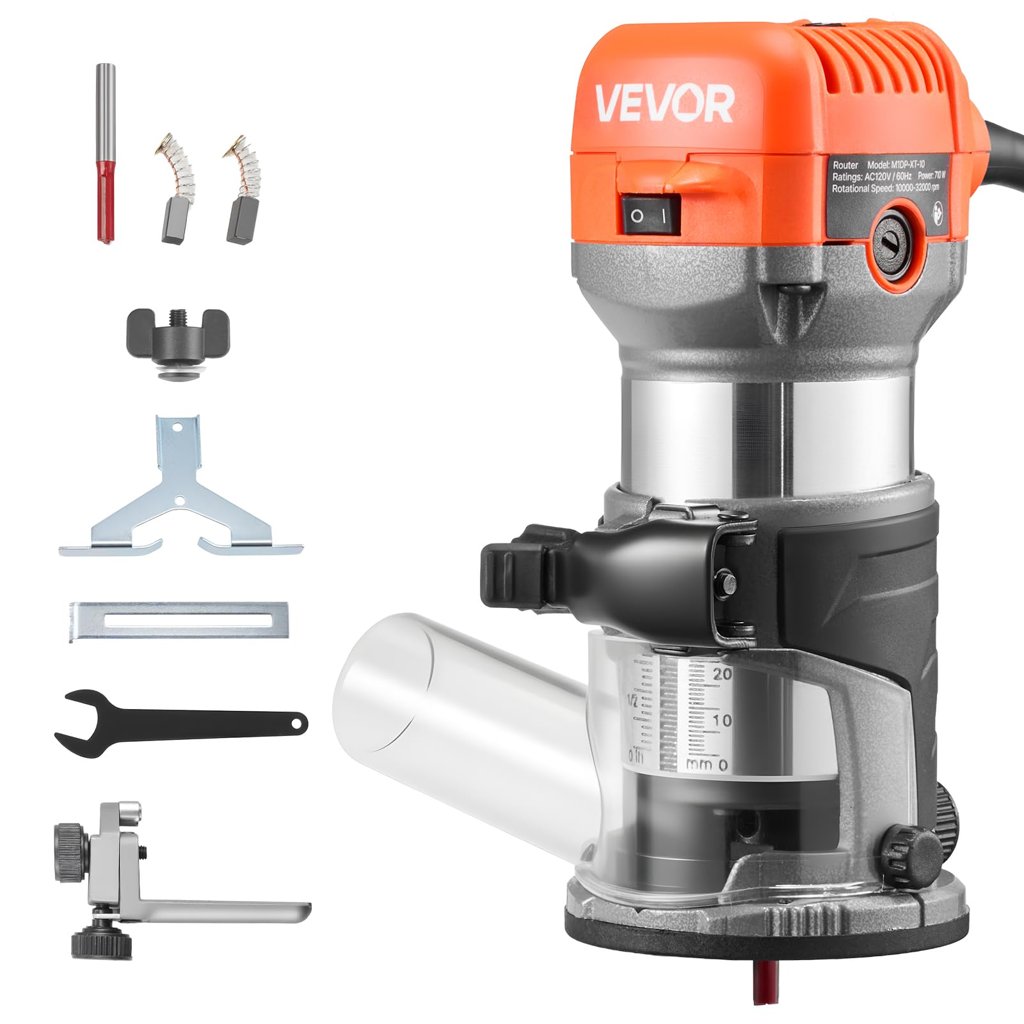 Fresadora eléctrica VEVOR de 1 HP con 6 velocidades a precio de ocasión