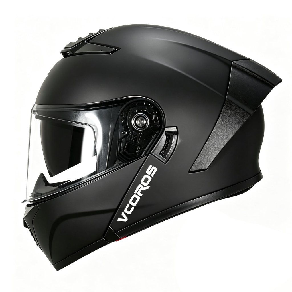 Casco modular VCOROS VS208 con visera solar: protección y estilo