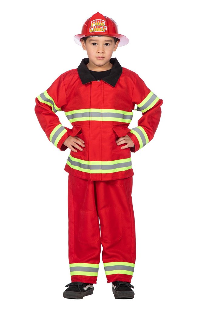 ¡Conviértete en héroe con el disfraz de bombero para niños!