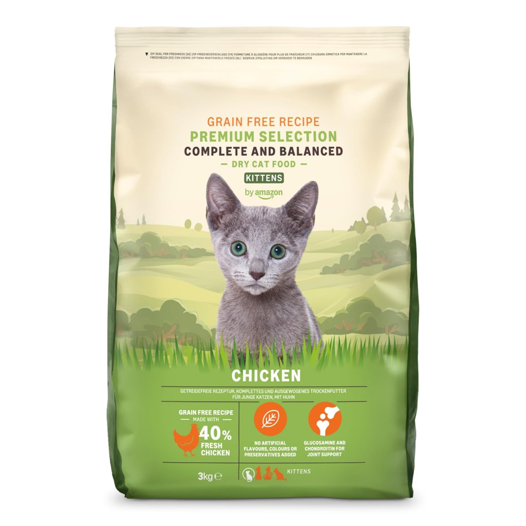 Alimento seco para gatitos