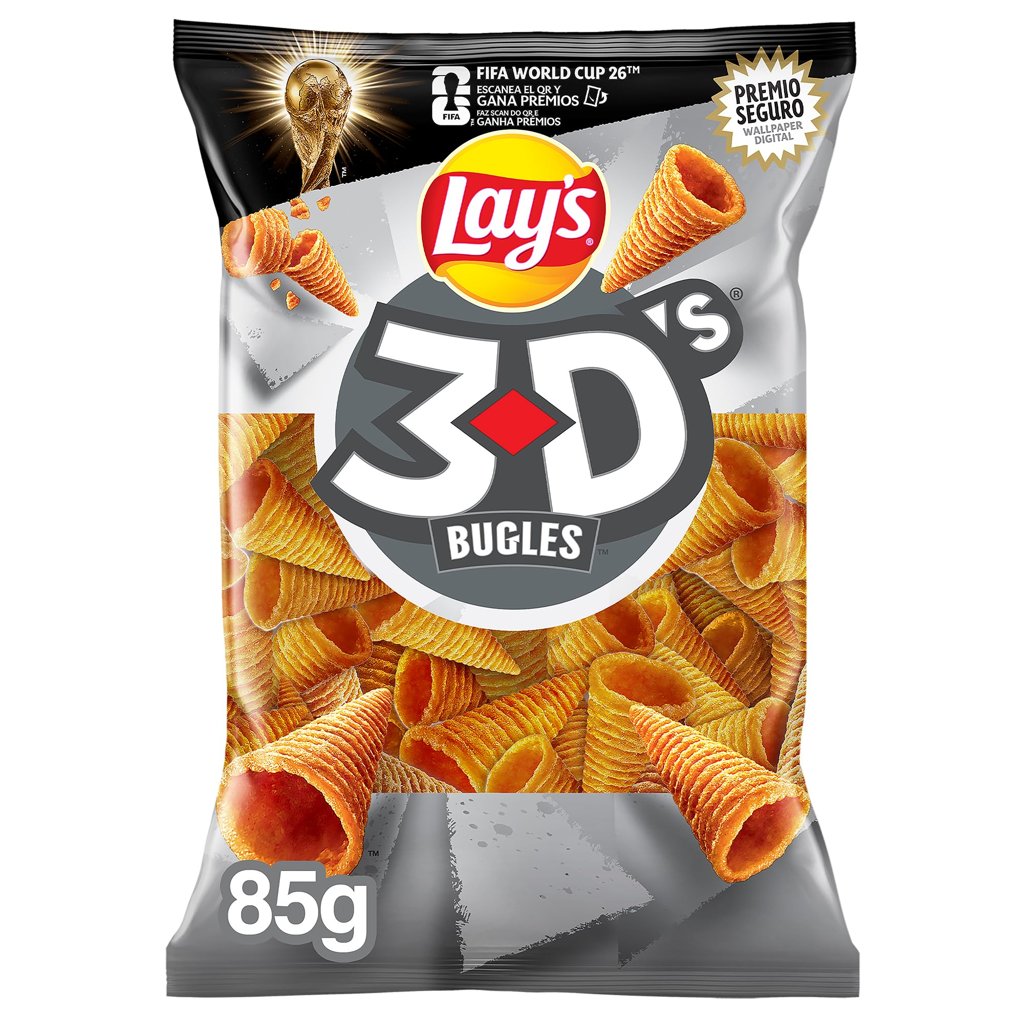 Ahorra un 40% en los crujientes Bugles 3D de Matutano