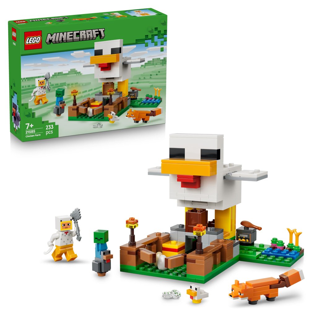 Granja de Gallinas LEGO Minecraft